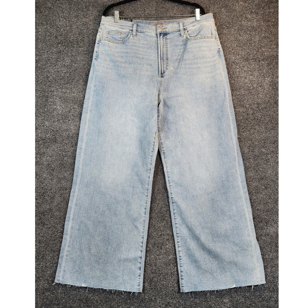 Joe's Kiso Women's Y2K High Rise Wide Leg Ankle Raw Hem‎ Jeans Size 34 NWT